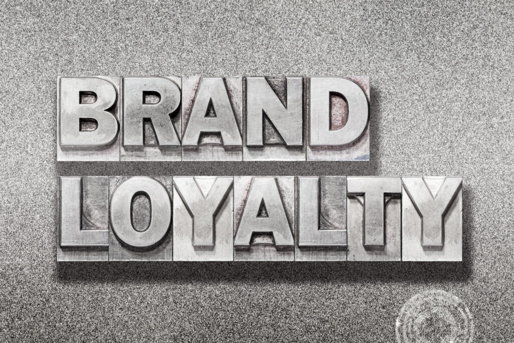 Brand loyalty on metallic